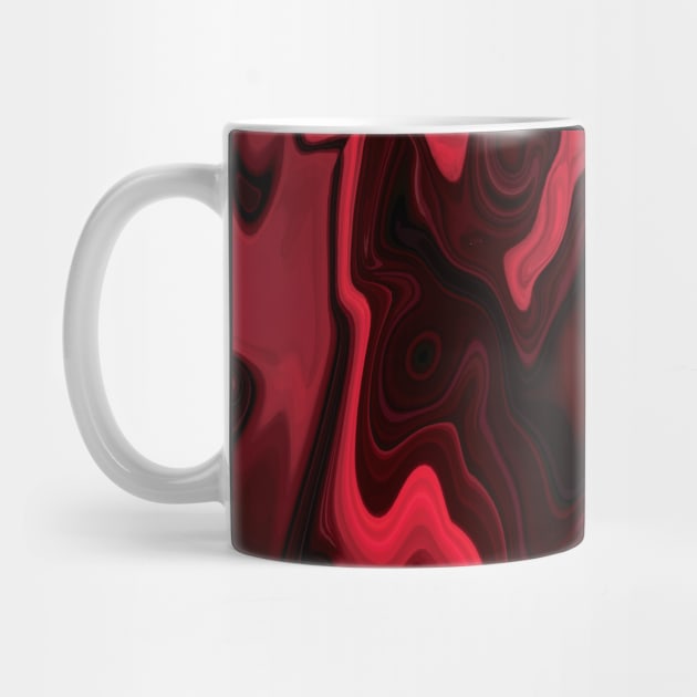 Abstract Liquid Red Marble Design by STUDIOVO